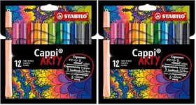 STABILO Cappi Arty sortiert, 12er-Set, Kartonetui