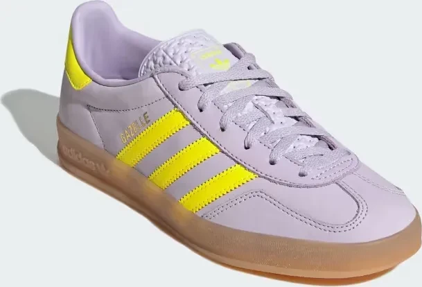 adidas Gazelle Indoor silver dawn/solar yellow/gum
