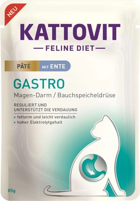 Finnern Kattovit Gastro Paté, mit Ente, 850g (10x 85g)
