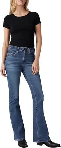 Levi's 726 High Rise Flare Jeans blue wave mid (Damen)