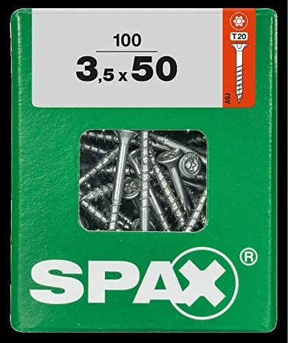Spax WIROX A9J 4CUT T-STAR plus T20 Universalschraube, 3.5x50mm, 100 Stück