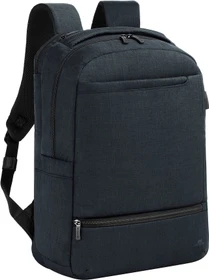 RivaCase 8365 Biscayne ECO 17.3" carry-on Laptop-Rucksack, schwarz