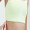 adidas Powerimpact Training Medium-Support 3-Streifen Sport-BH semi green spark (Damen) Vorschaubild