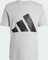 adidas Essentials Big Logo T-Shirt kurzarm medium grey heather/black (Herren) Vorschaubild