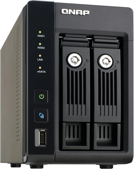 QNAP Turbo Station TS-269 Pro 3TB, 1GB RAM, 2x RJ-45 1000Base-T, 2x USB-A 3.0