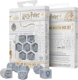 Q-Workshop Würfelset Harry Potter - Ravenclaw white