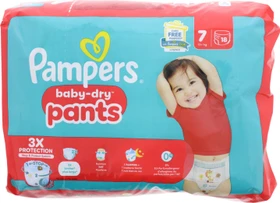 Pampers Baby-Dry pants Gr.7 Einwegwindel, 17+kg, 18 Stück