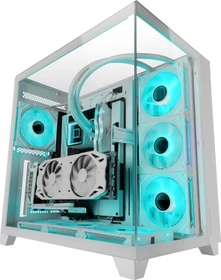 Mars Gaming MC-3C White, Glasfenster (MC3CW)