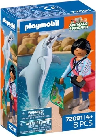 playmobil Animals & Friends Zoo Delfin und Besucherin