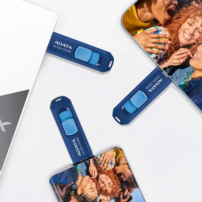ADATA UC300 USB-C 32GB blau, USB-C, USB 3.2 Gen 1×1