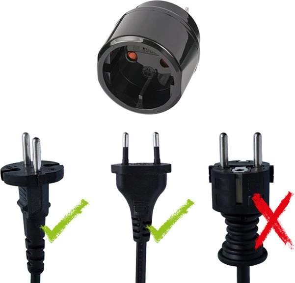 Brennenstuhl Travel Adapter Schutzkontakt/USA, Japan