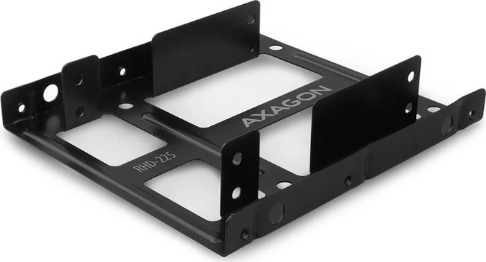Axagon 3.5" auf 2x 2.5" Einbaurahmen, schwarz