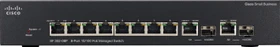 Cisco SF300 Desktop Managed Switch, 8x RJ-45, 2x RJ-45/SFP, 62W PoE (SF302-08P / SRW208P-K9)