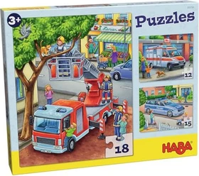 HABA Puzzles Polizei, Feuerwehr & Co.