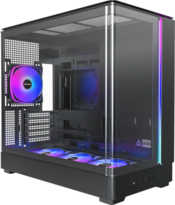 Montech King 15 Pro Black, Glasfenster