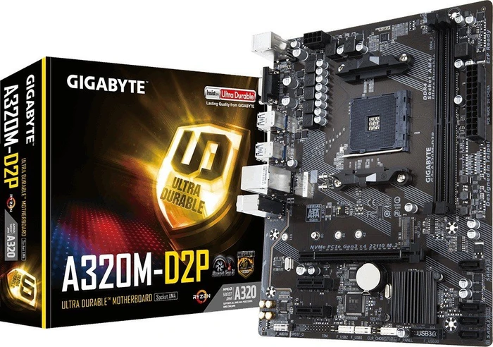 GIGABYTE GA-A320M-D2P (AMD AM4)