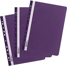 D.RECT Schnellhefter gelocht, A4, violett, 25er-Pack
