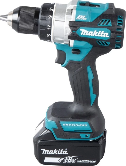 Makita DHP486RTJ Akku-Schlagbohrschrauber inkl. MAKPAC + 2 Akkus 5.0Ah