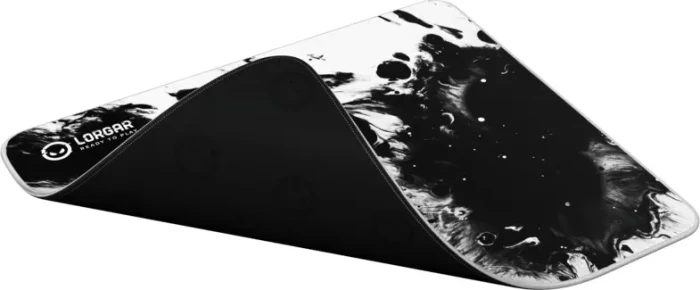 Lorgar MPA14L, Large Gaming Mousepad, 500x420mm, schwarz/weiß