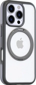 Torras Ostand R Fusion Case für Apple iPhone 16 Pro grau