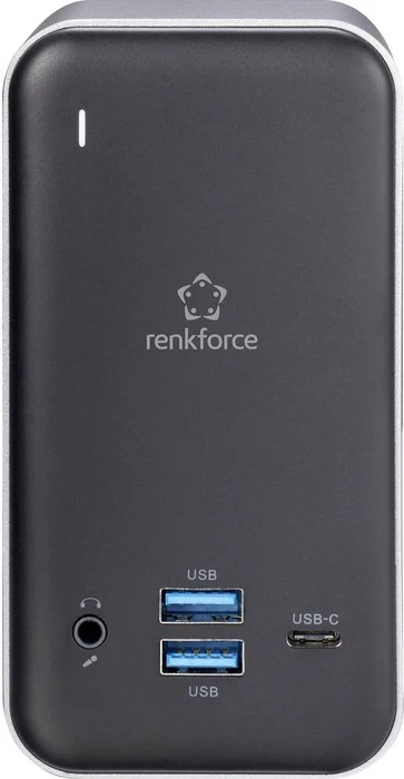 Renkforce 15-in-1 Notebook Dockingstation, 2x USB-C 3.0 [Buchse]