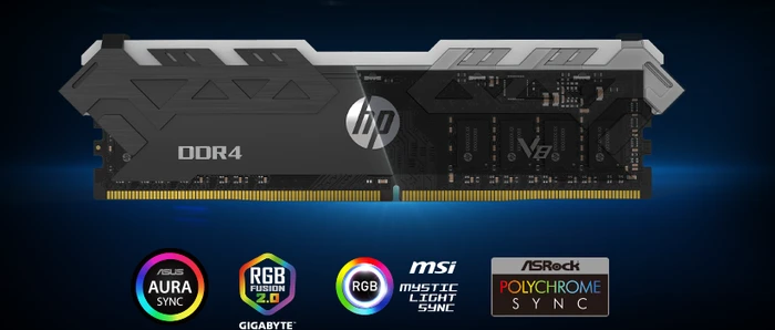HP V8 Series RGB UDIMM 8GB, DDR4-3000, CL16-18-18-36, 1RX8