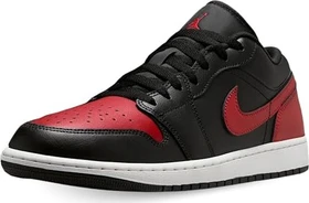 Nike Air Jordan 1 Low black/summit white/varsity red (Herren)