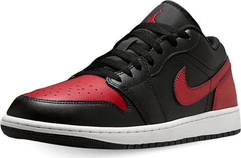 Nike Air Jordan 1 Low black/summit white/varsity red (Herren)