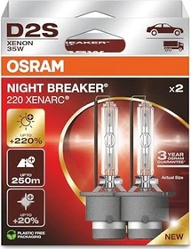 Osram Night Breaker 220 D2S 35W, 2er-Pack Faltschachtel