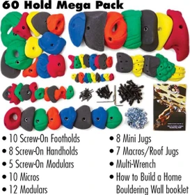 Metolius 60 Hold Mega Pack Klettergriffe