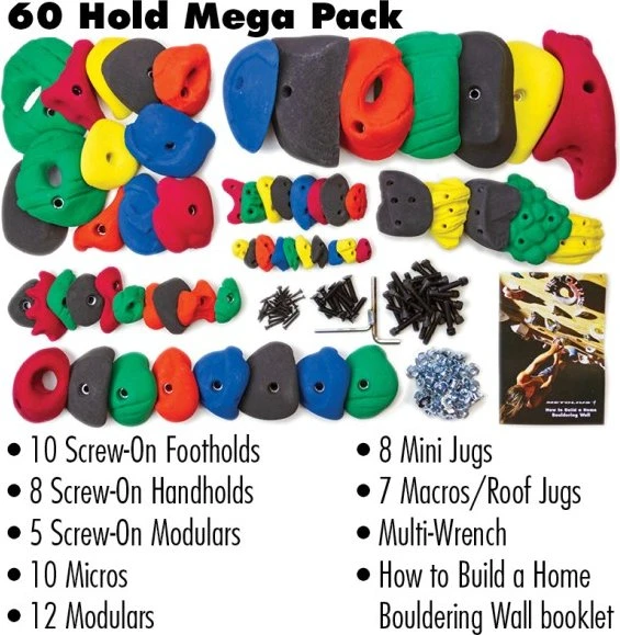 Metolius 60 Hold Mega Pack Klettergriffe