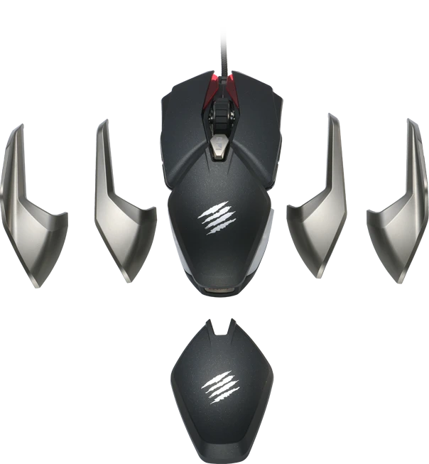 MadCatz B.A.T. 6+, schwarz/grau, USB