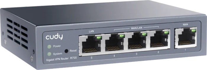 Cudy Multi-WAN Gigabit Router, 5x RJ-45