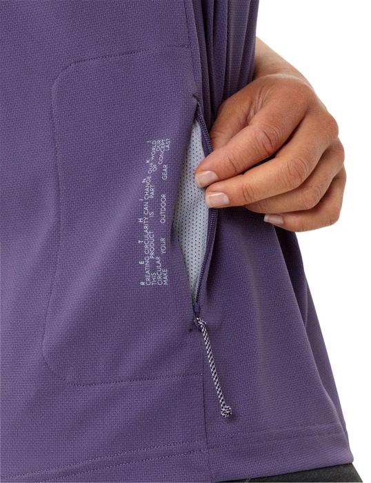 Vaude Adlux Trikot ärmellos mulberry (Damen)