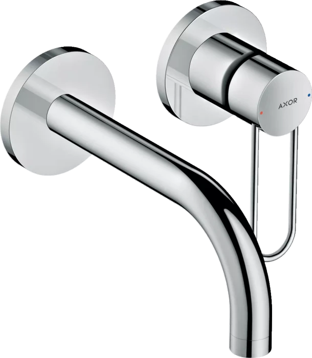 Hansgrohe Axor Uno Unterputz für Wandmontage mit Bügelgriff und Auslauf 165mm brushed bronze