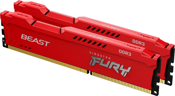 Kingston FURY Beast rot UDIMM 8GB Kit, DDR3-1600, CL10-10-10, 1RX8