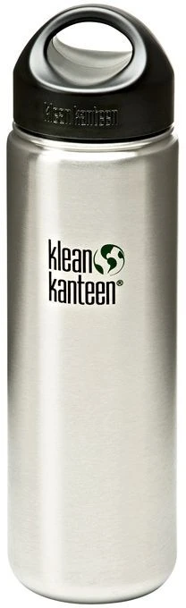 Klean Kanteen Wide-Mouth Trinkflasche 800ml brushed stainless