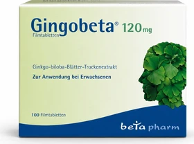 betapharm Gingobeta 120mg Filmtabletten, 100 Stück