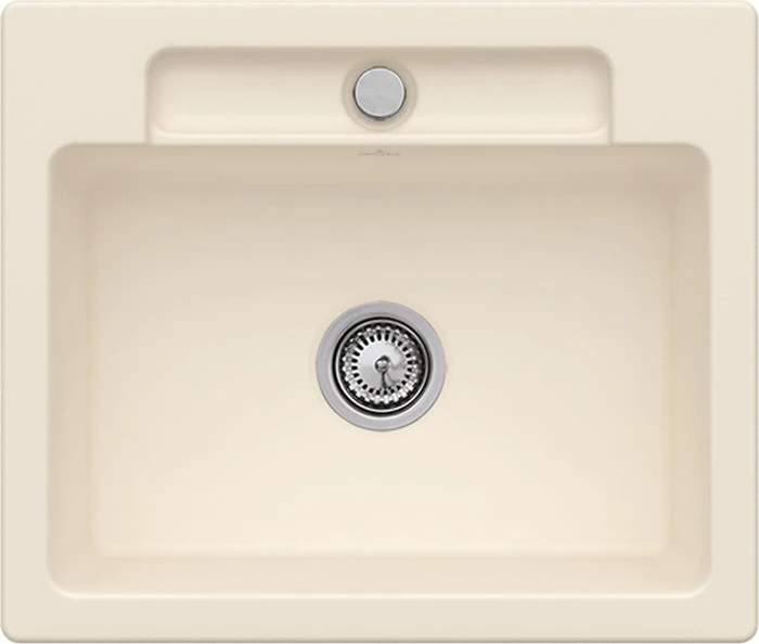 Villeroy & Boch Siluet 60 S Einbau Becken mittig ivory