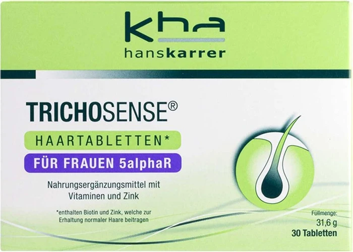 Hans Karrer Trichosense Haartabletten für Frauen 5alphaR, 30 Stück
