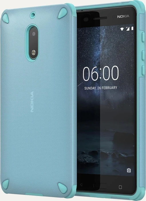 Nokia CC-501 Rugged Impact Case für Nokia 6 minzgrün