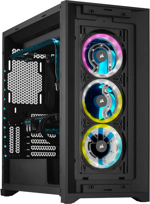 Corsair iCue 5000D RGB Hydro X, schwarz, Glasfenster