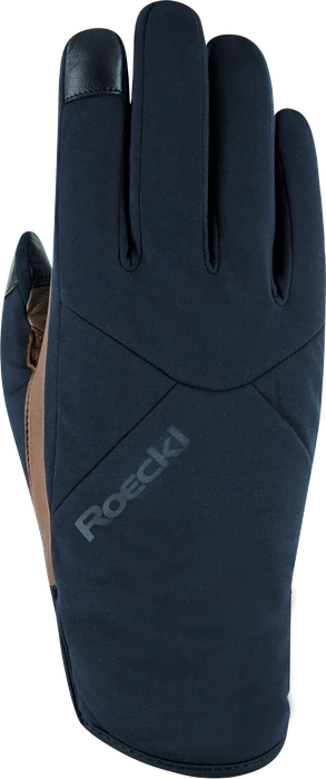 Roeckl Kochel Fahrradhandschuhe schwarz/braun