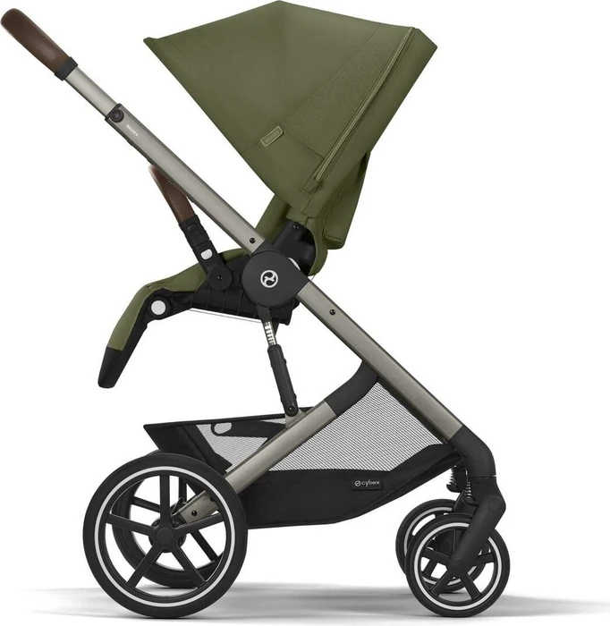 Cybex Balios S Lux Taupe Frame moss green 2024