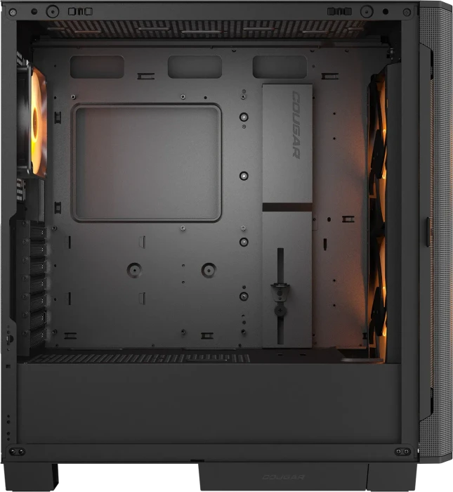 Cougar Airface Flo RGB, schwarz, Glasfenster