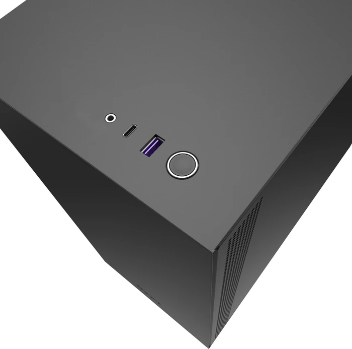 NZXT H510i, schwarz/rot, Glasfenster