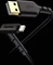 Hama Lade-/Datenkabel Stand Lightning/USB-A, 1.5m, schwarz Vorschaubild