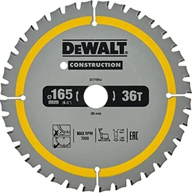 DeWalt DT1950 Kreissägeblatt 40Z, 165x1.5x20mm, 1 Stück