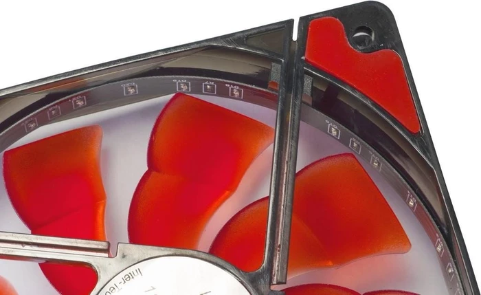Inter-Tech Argus L-12025 rot, 120mm