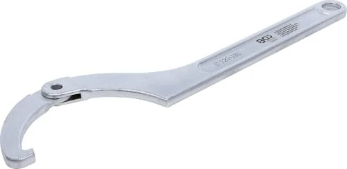BGS technic DIN 1810 Form A Gelenk Hakenschlüssel mit Nase 120-180mm